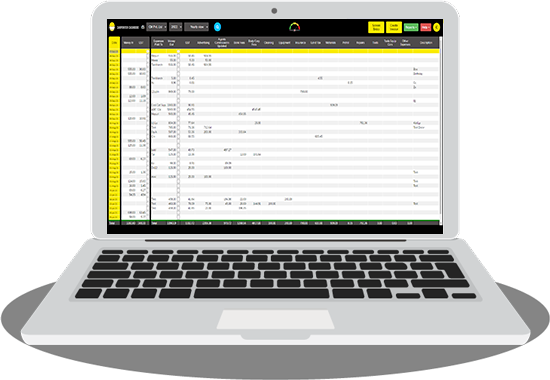 Website Screen