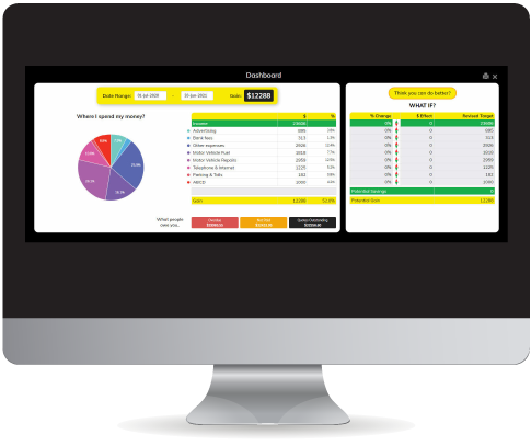 Web app screen